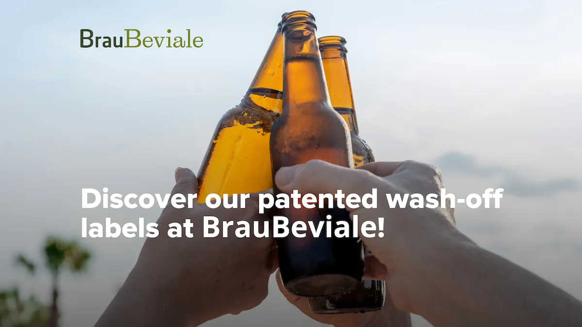 Wash-off label BrauBeviale