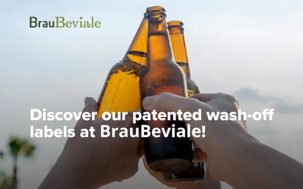 Wash-off label BrauBeviale